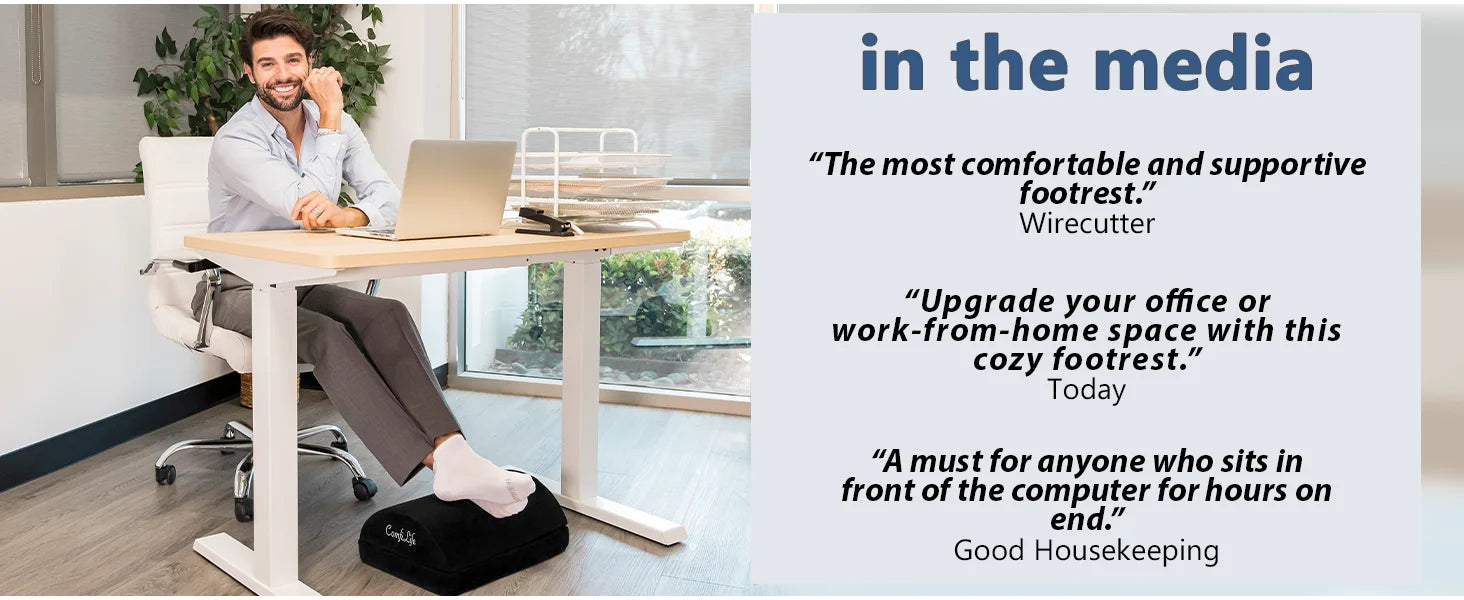 Ergonomische Fuß stütze unter dem Schreibtisch für den Büro gebrauch, höhen verstellbarer Fuß schaum aus Memory Foam unter dem Schreibtisch für Bürostuhl, Spiels tuhl