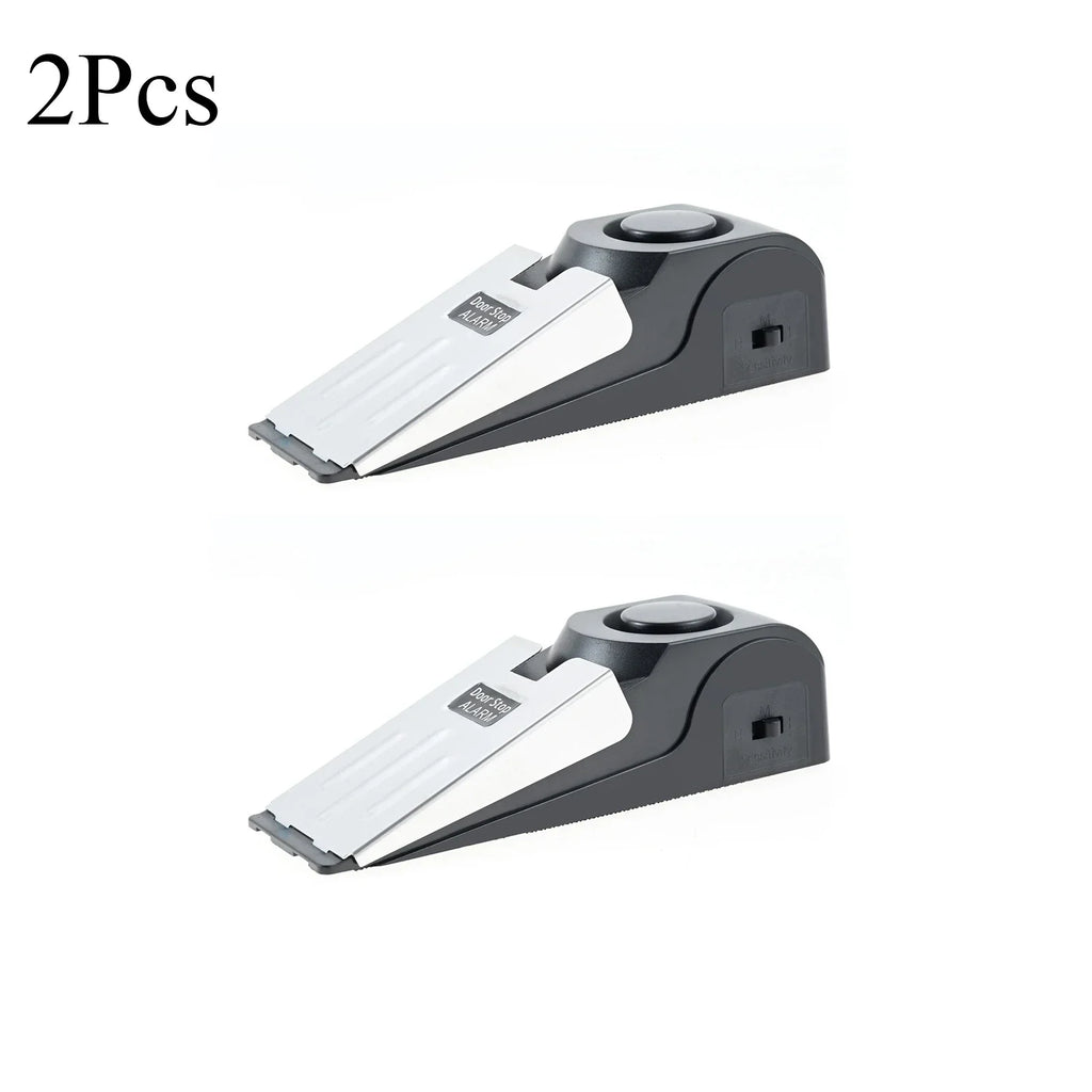 2 Stücke 120 DB Drahtloser Türstopper Alarm Anti-Diebstahl Tor Keil Türstopper Kinder Sicher Bodentor Puffer Tragbare Sicherheit Türstopper