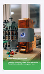 OLIGHT OstationX 3-in-1 Smart-Akkuladegerät AA/AAA Ni-MH wiederaufladbares Batterieladegerät Ladebox Nickel-Metallhydrid-Batterien Gehäuse