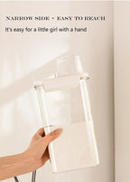 Boîte de rangement hermétique de 2 300 ml pour lessive en poudre, avec couvercle, pour céréales et eau de Javel, avec étiquettes