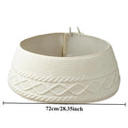 1pc Weihnachtsdekorationen Vertikal Gestreiften Plüsch Gestrickte Weihnachtsbaum Röcke Festival Ornamente Geschenke Schaffen Atmosphäre Einfach