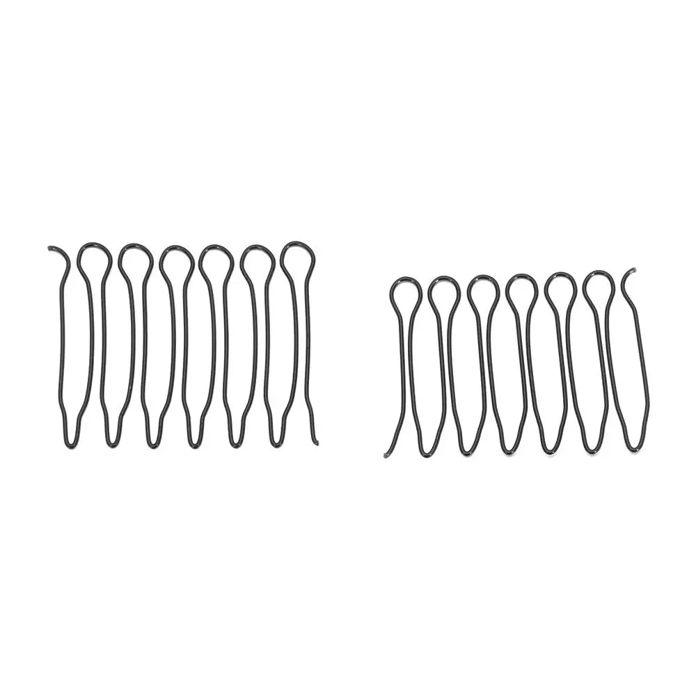 Haar-Finishing-Clip U-förmig – Ganztags-Halt, Unsichtbar, Biegsam | Legierung | 5 Stile & 2 Sets