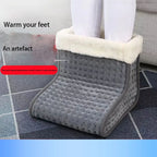1.RUIANBAO 100 W elektrischer Fußwärmer – 5 einstellbare Temperaturen, 90-Minuten-Timer und Fernbedienung – wärmend, mit waschbarem Futter