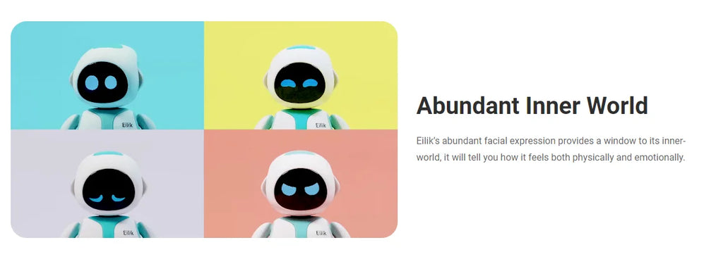 Elektron AI Pet Eilik Smart Roboter Desktop Spielzeug Emotionale Intelligente Begleiter Haustiere Touch Intaktive Spielzeug Kinder Erwachsene Roboter