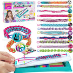 Freundschaftsarmband-Bastelset für Mädchen, DIY-Bastelsets, Spielzeug, Geburtstags- und Weihnachtsgeschenke für Partybedarf und Reiseaktivitäten