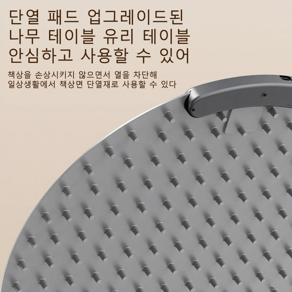 TINSOL Elektrisches Heizplatte für Lebensmittel, tragbares, zusammenklappbares Heiztablett mit 8 Temperatureinstellungen, thermostatisches Lebensmittel-Heizkissen