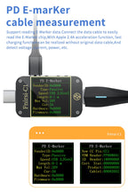 FNB58 USB-Tester, Voltmeter, Amperemeter, Typ C, Schnellladungserkennung, Auslöser, Kapazitätsmessung, Welligkeitsmessung