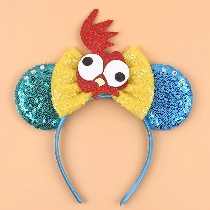 Prinzessin Haarreif mit Pailletten-Bogen – Disney-Motive, Halloween & Party | Damen & Kinder