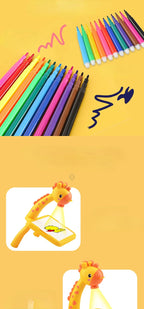 Projektions-Zeichenbrett für Kinder, löschbarer Zeichentisch, magnetisches Schreibbrett, frühkindliche Bildung, Kritzelbrett, Spielzeug