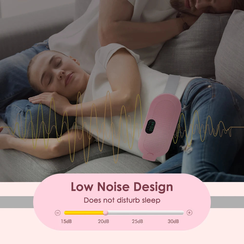 Elektrischer Massagegürtel gegen Periodenkrämpfe – Wärme & Vibration