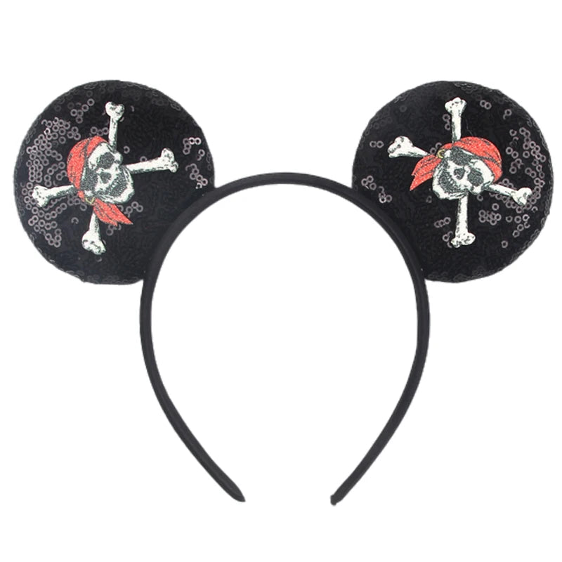Prinzessin Haarreif mit Pailletten-Bogen – Disney-Motive, Halloween & Party | Damen & Kinder