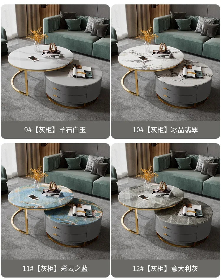 Trendige nordische Couchtische, moderne Aufbewahrung, luxuriöse, einfache, ästhetische Couchtische, einzigartige antike Kaffee-Tische, Hotelmöbel