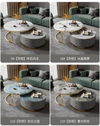 Trendige nordische Couchtische, moderne Aufbewahrung, luxuriöse, einfache, ästhetische Couchtische, einzigartige antike Kaffee-Tische, Hotelmöbel