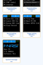 FNB58 USB-Tester, Voltmeter, Amperemeter, Typ C, Schnellladungserkennung, Auslöser, Kapazitätsmessung, Welligkeitsmessung