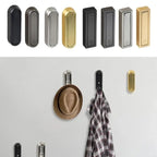 3pcs moderne Badezimmerhaken faltbares Design Nicht Schlupfflächen bescheidene Haken Starke Handtuchhaken für Badezimmer