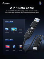 ORICO 1 TB externe SSD bis zu 1050 MB/s Design zum Aufhängen, tragbares Solid-State-Laufwerk, PSSD für Tablets, Laptops, C10