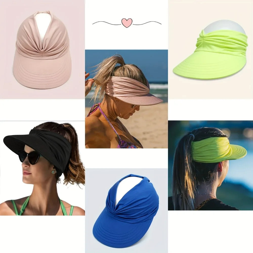 Damen Sonnenblende – Leichter Sommerhut für Strand, Reisen & Outdoor