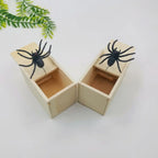 Trick Spider, Lustige Schreckensbox, Versteckte Holzbox, Hochwertiger Streich Holz Schreckensbox, Lustiges Spiel, Streich Trick Freund Bürospielzeug