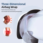 Drahtlose elektrische Heizung Knie Massage Pad Rot Licht Therapie Airbag Wrap Knie Massagegerät Heiße Kompresse Hohe Vibration Massage