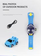 Mini Elektrische Uhr Auto Racing 2,4G Fernbedienung Auto Tragbare Fahrzeug Kinder Spielzeug Weihnachten Geschenke eltern-kind-Interaktion Spiel