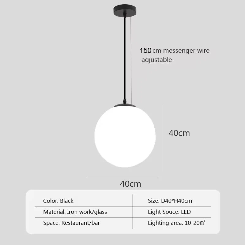 Moderne Glas LED Anhänger Lichter Wohnzimmer Schlafzimmer Innen Beleuchtung Restaurant Bar Wohnkultur Hängen Lampe Decke Kronleuchter