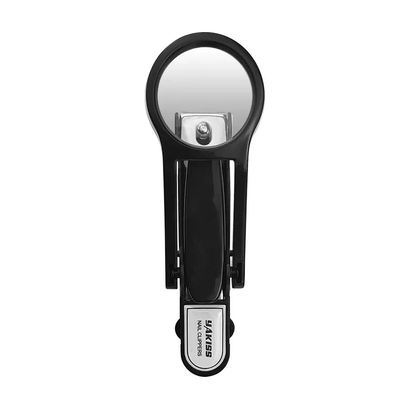 1 Stück Edelstahl-Nagelknipser mit Lupe, Zehennagel-Fingernagelschneider, Nagelschneider für ältere Kinder