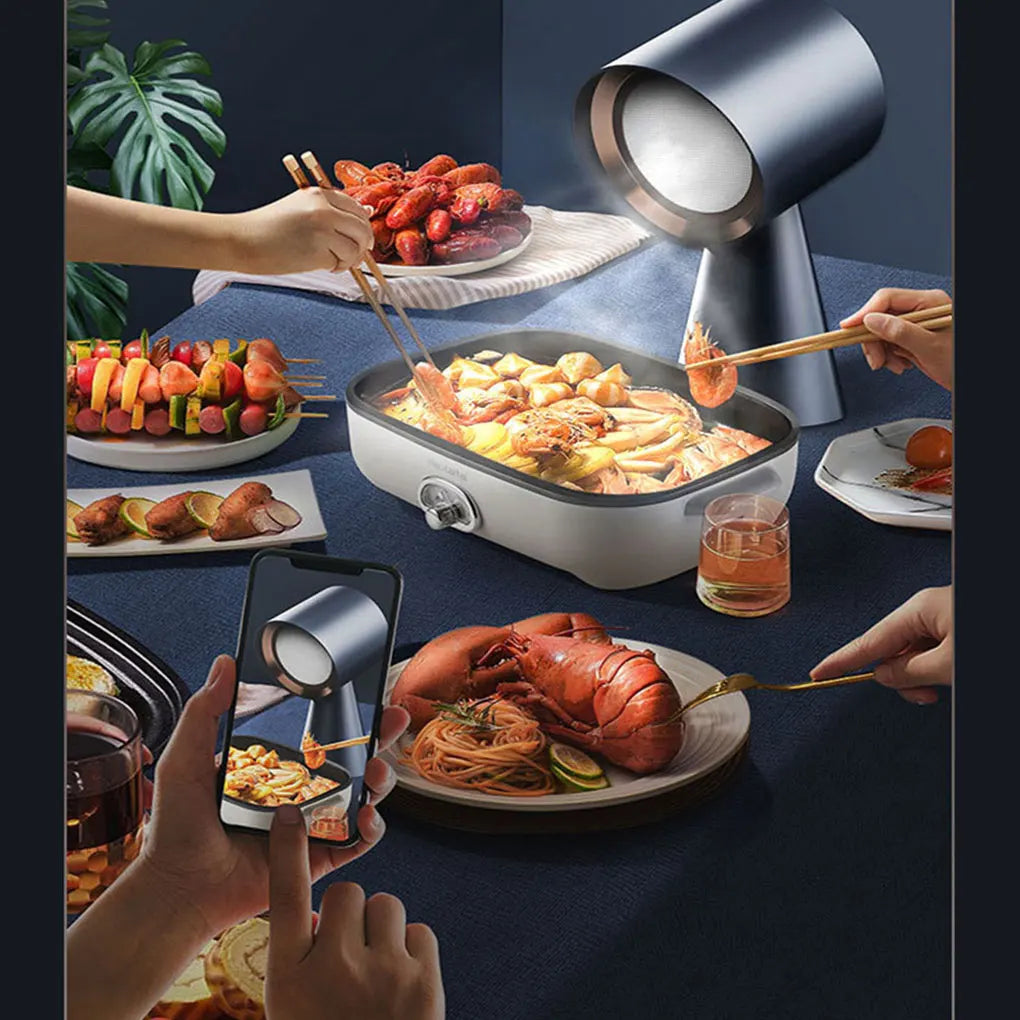 Tragbare Dunstabzugshaube mit Kohlefilter – Elektrisch für Küche & BBQ | Modell AH001