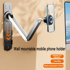 Eary Tablet Wand halterung 360 ° Drehung Tablet Halter Ständer Küche Wand halterung kompatibel mit iPad/iPhone/alle 4, 5-6, 5-Zoll-Tablet