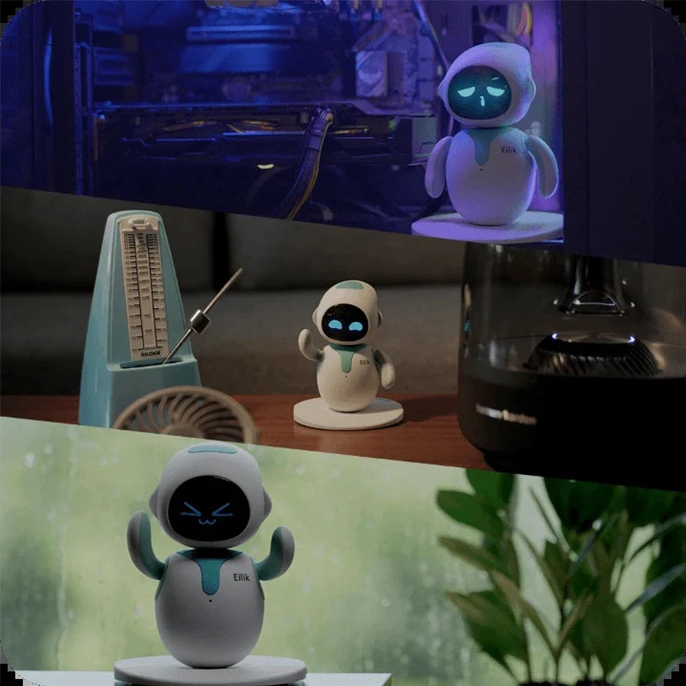 Elektron AI Pet Eilik Smart Roboter Desktop Spielzeug Emotionale Intelligente Begleiter Haustiere Touch Intaktive Spielzeug Kinder Erwachsene Roboter