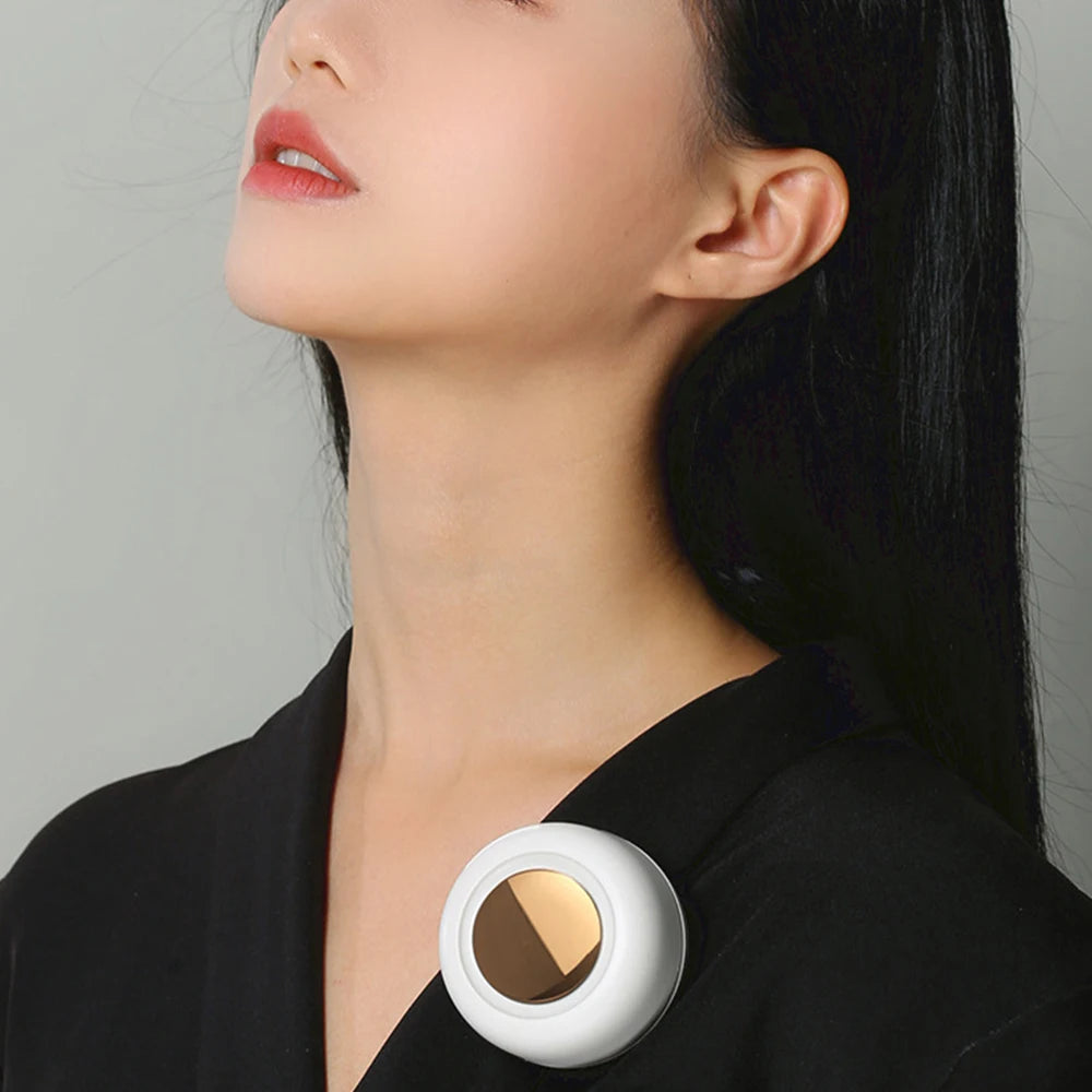 Mini ventilateur portable rechargeable sans pales, ventilateur de taille à clip, adapté à la ventilation extérieure, petit ventilateur de bureau