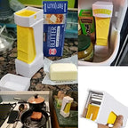 Tragbarer Butterschneider, Käsehobel, Quetschspender