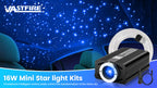VASTFIRE Starlight Auto-Ambientebeleuchtung – Glasfaser-Fußmatten, RGB-Lichtleiste & Faserlampen | App & Fernbedienung | CE & RoHS