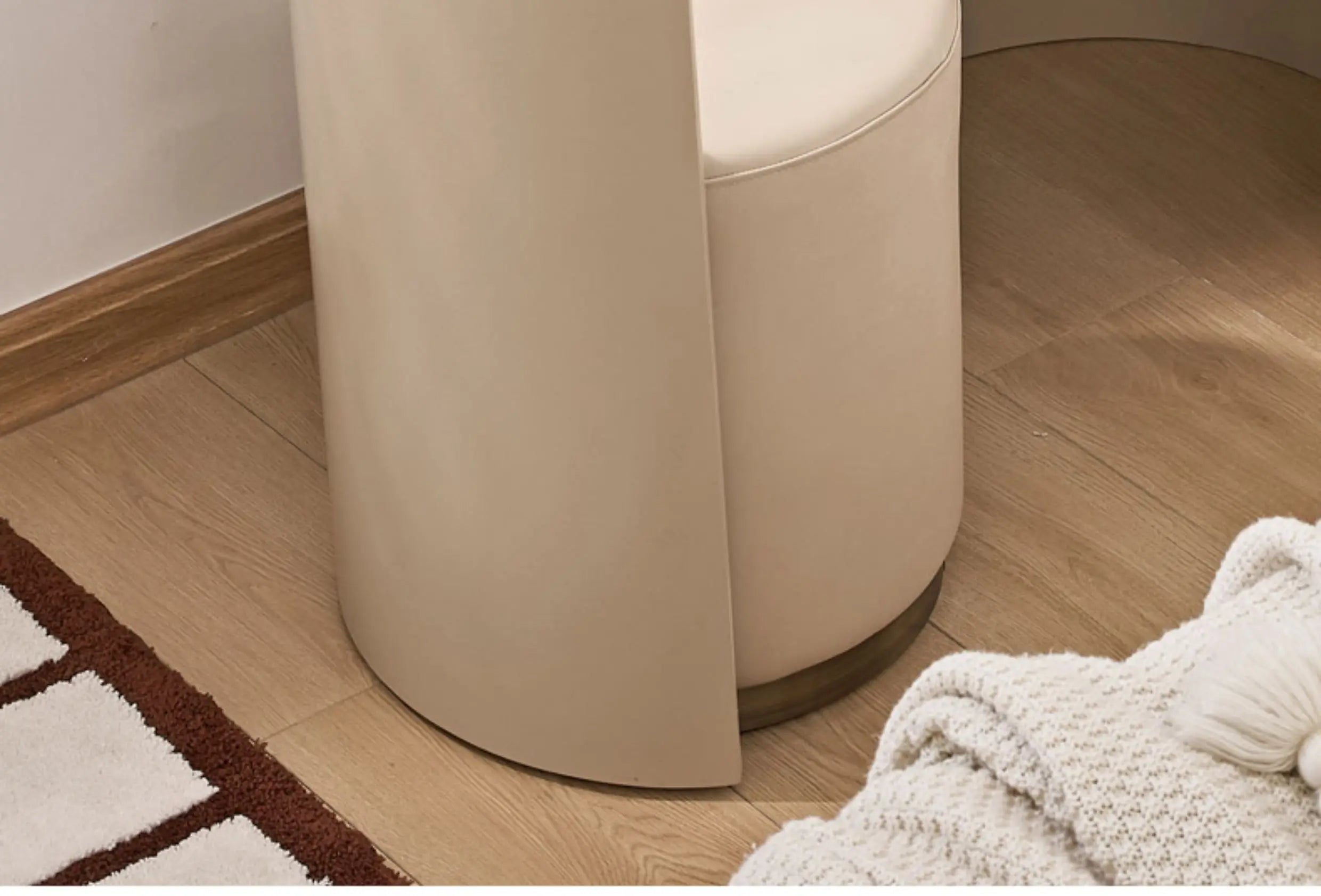 Wohnung Design Schminktisch Runde Luxus Schlafzimmer Set Schminktisch Stuhl Büro Penteadeira De Maquiagem Haus Zubehör