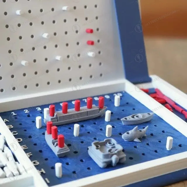 Naval Battle Brettspiel – Strategisches Marineschlacht-Spiel, faltbar