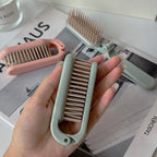 1pc Faltbare Haar Kamm Tragbare Entwirren Haar Pinsel Anti Statische Kopf Massage Reise Kämme Haar Styling Zubehör Werkzeuge