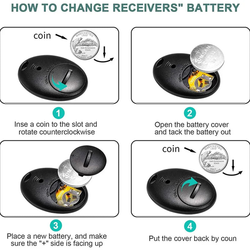 Neuer 4-in-1 Wireless Key Finder Home Anti-Verlust-Geräte Handy-Finder Multifunktions-Tasten-Locator-Tracker für Kinder und Haustiere