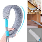 Untior Wischmopp mit Staubwedel – Langer Griff, Polyester, abnehmbar, 3 Ausführungen
