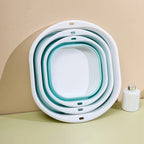 Klappwaschbecken aus Kunststoff, tragbare Waschbecken, zusammenklappbare Wäschewanne für Erwachsene, Baby-Badewanne, Badezimmer, Küchenzubehör, Waschbecken