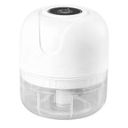 Elektrischer Mini-Knoblauchzerkleinerer – 5W, USB, IPX65, Edelstahlklingen | 100ml & 250ml | CE | Weiß & Grün