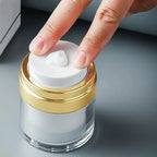 15/30/50ML Leere Airless Pumpe Jar Nachfüllbare Cremes Gele Lotionen Dispenser Creme Jar Vakuum Flasche Push-unten Pumpe Dispenser