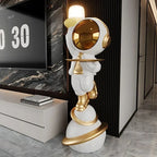 Moderne nordische Stil Wohnkultur Astronaut stand große Ornamente Skulptur Harz Handwerk Statue Schlafzimmer Einweihungsgeschenk