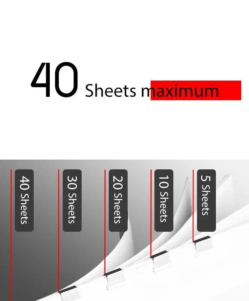 Mini Traceless Wiederverwendbare Hand Klemme Push Hefter Papier Buch Datei Büro Schule Student Binder Bindung Werkzeuge Liefert Zubehör