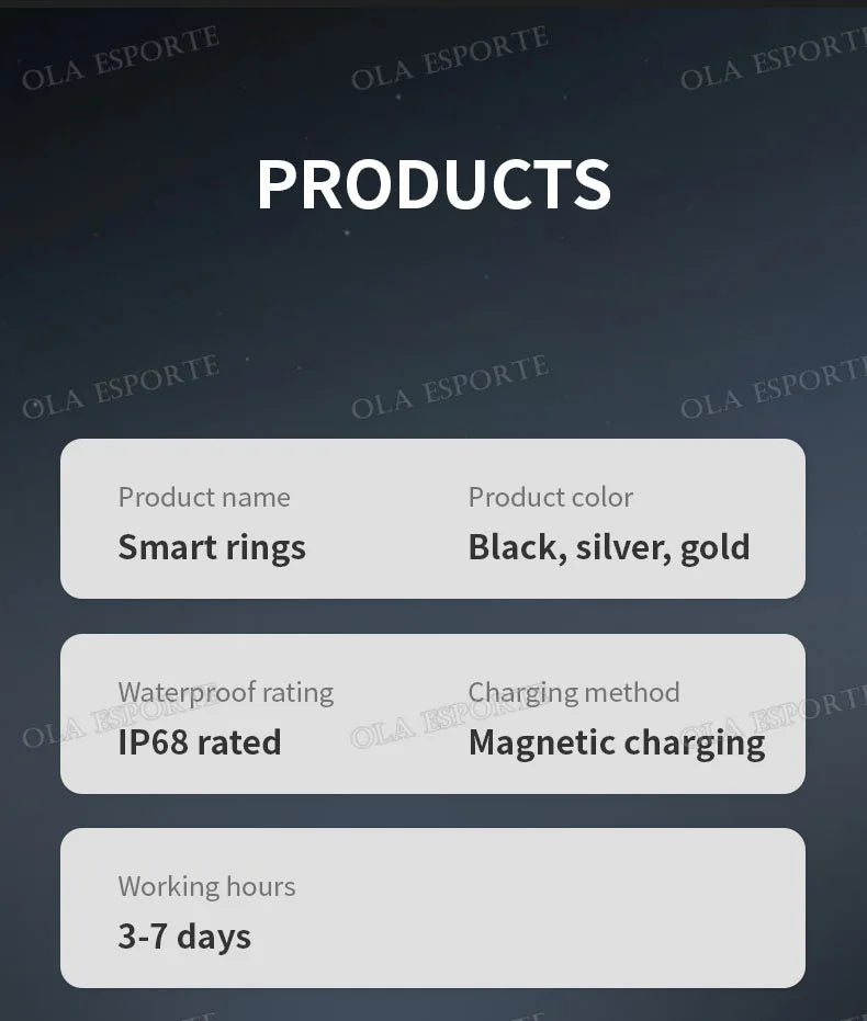 2025 neue Smart Ring Männer Frauen Kamera Steuerung Herzfrequenz Blut Sauerstoff Monitor Smartring IP68 & 5ATM Wasserdichte Multi-sport Modi