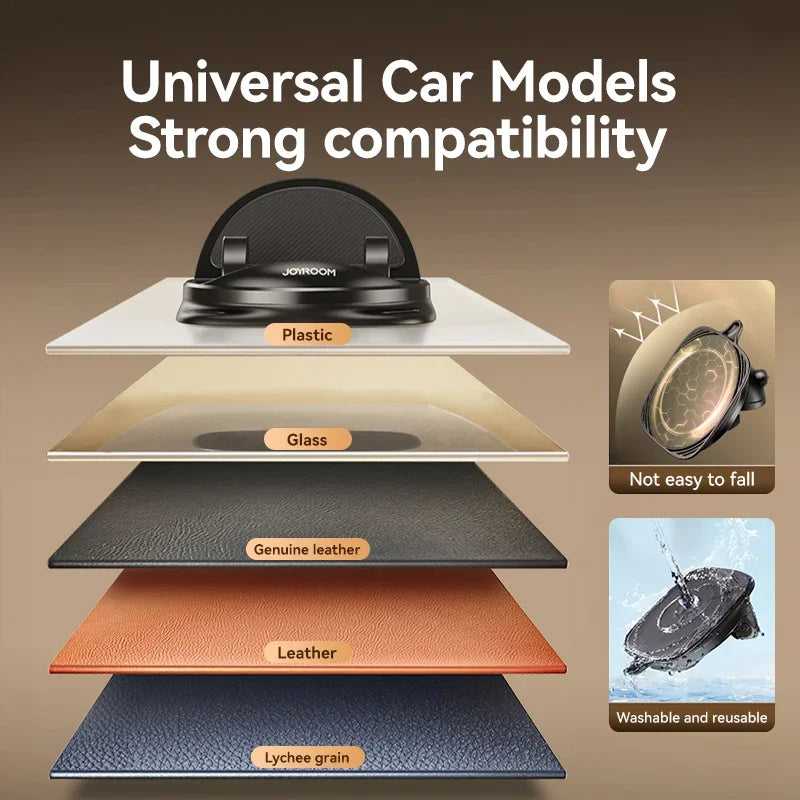 Joyroom Universal Autotelefon halter 360 ° Drehung Silikon Armaturen brett Telefon halterung Einhand bedienung Telefon halter für den Auto gebrauch