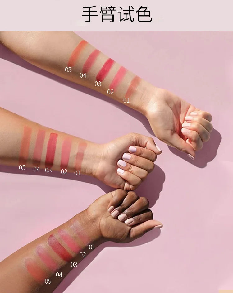 Mehrzweck-Lippen- und Wangencreme aus Samt – natürliche Nude-Rouge-Tönung, aufbaubare, feuchtigkeitsspendende Formel für einen makellosen Look ohne Make-up