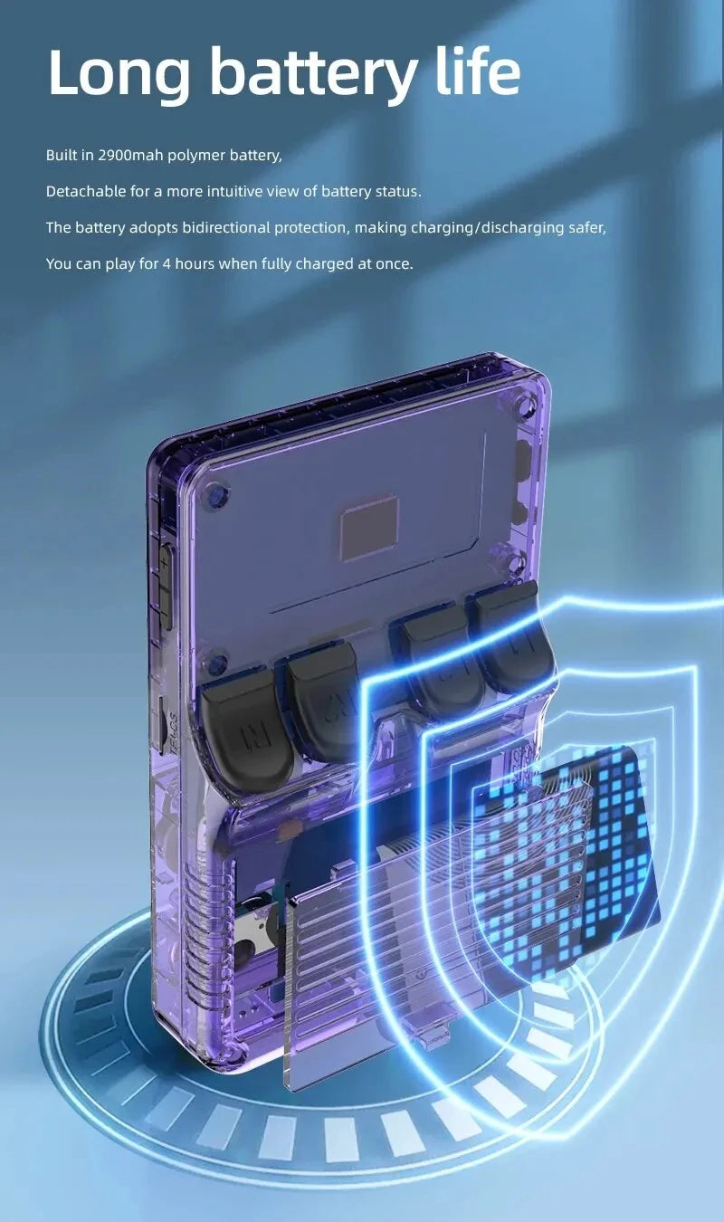 R36S Retro-Handheld-Videospielkonsole, Linux-System, 3,5-Zoll-IPS-Bildschirm, tragbarer Handheld-Videoplayer, 64 GB, 15.000 Spiele