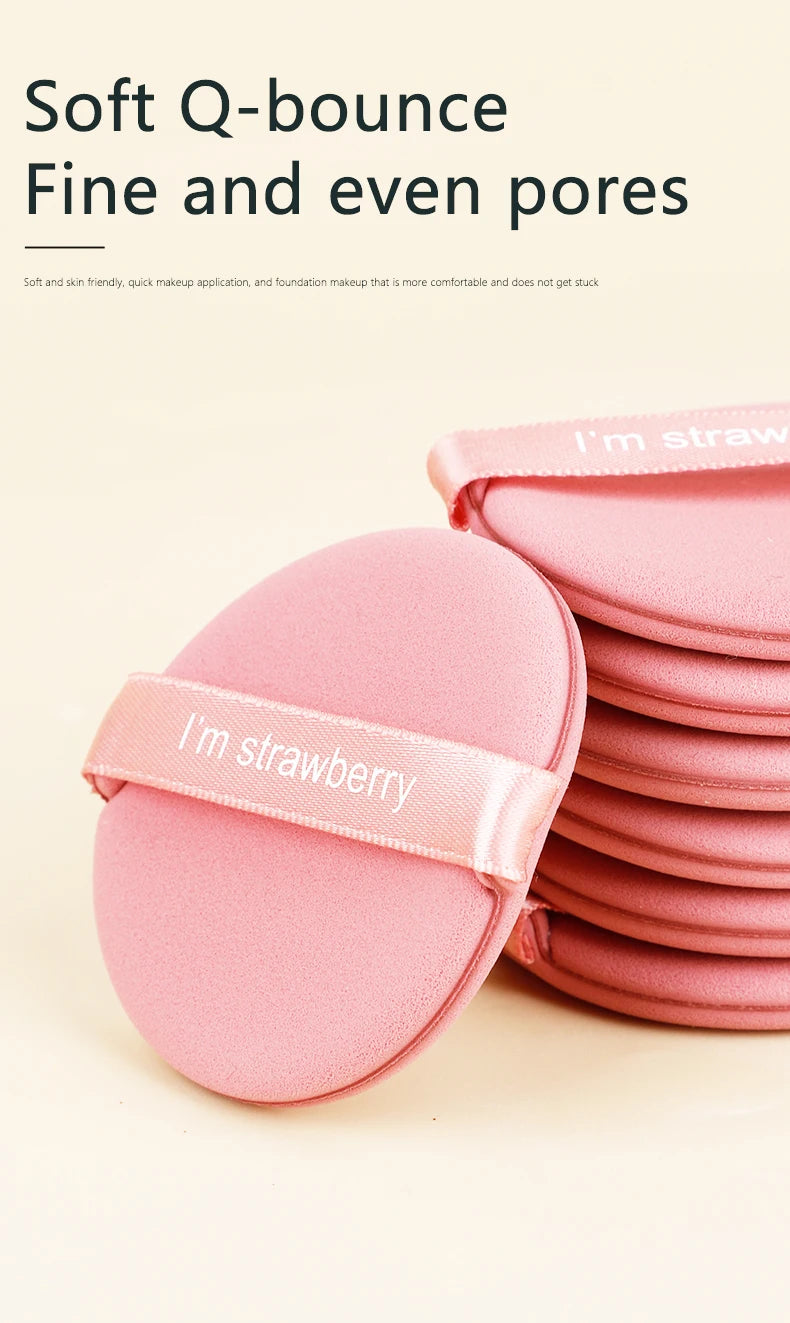 7 Stück Luftpolster-Puff, nass und trocken, wiederverwendbarer Schwamm-Puff für Flüssigkeit, Creme, Foundation und Puder, Make-up-Werkzeug mit Aufbewahrungskoffer