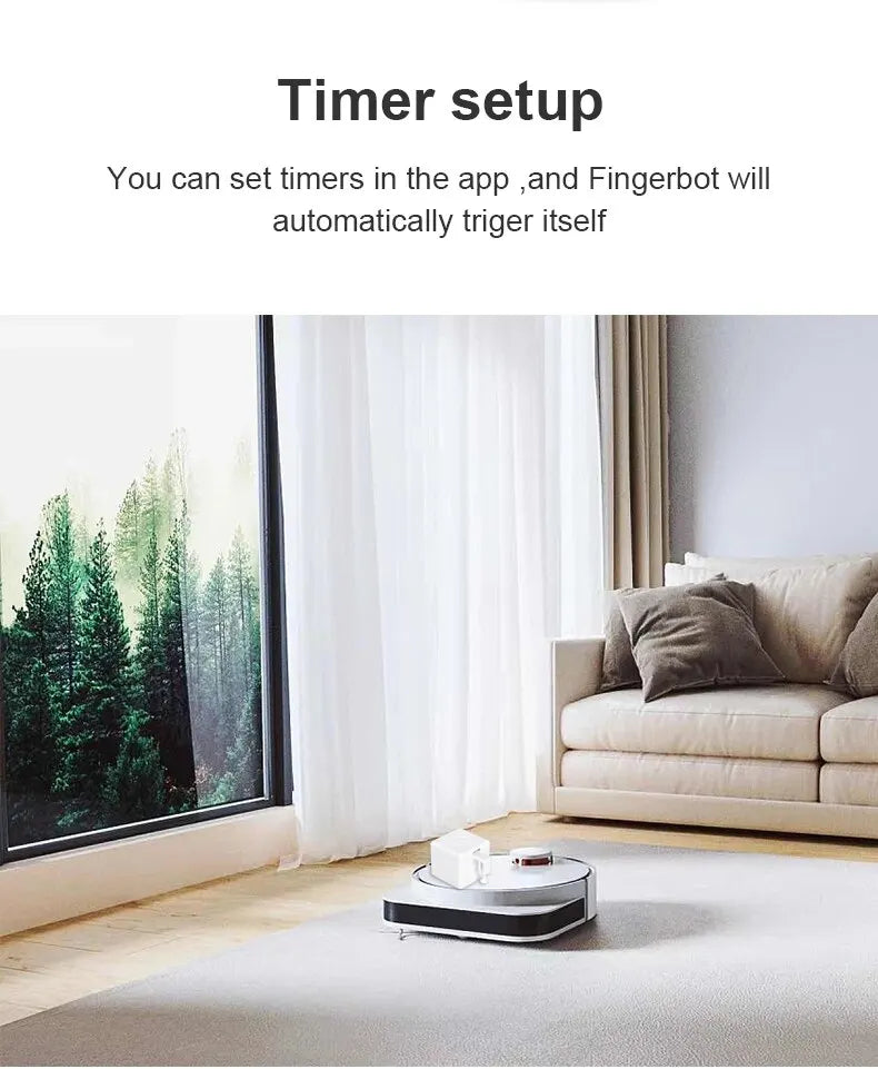 Timethinker Fingerbot Plus – Smart Button Pusher, Tuya Zigbee/Bluetooth, Alexa & Google Home