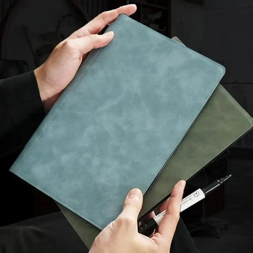 1-teiliges wiederverwendbares Whiteboard-Notizbuch-Set mit Whiteboard-Stift, Löschtuch, Leder, Notizblock, Wochenplaner, tragbar, stilvoll, Büro