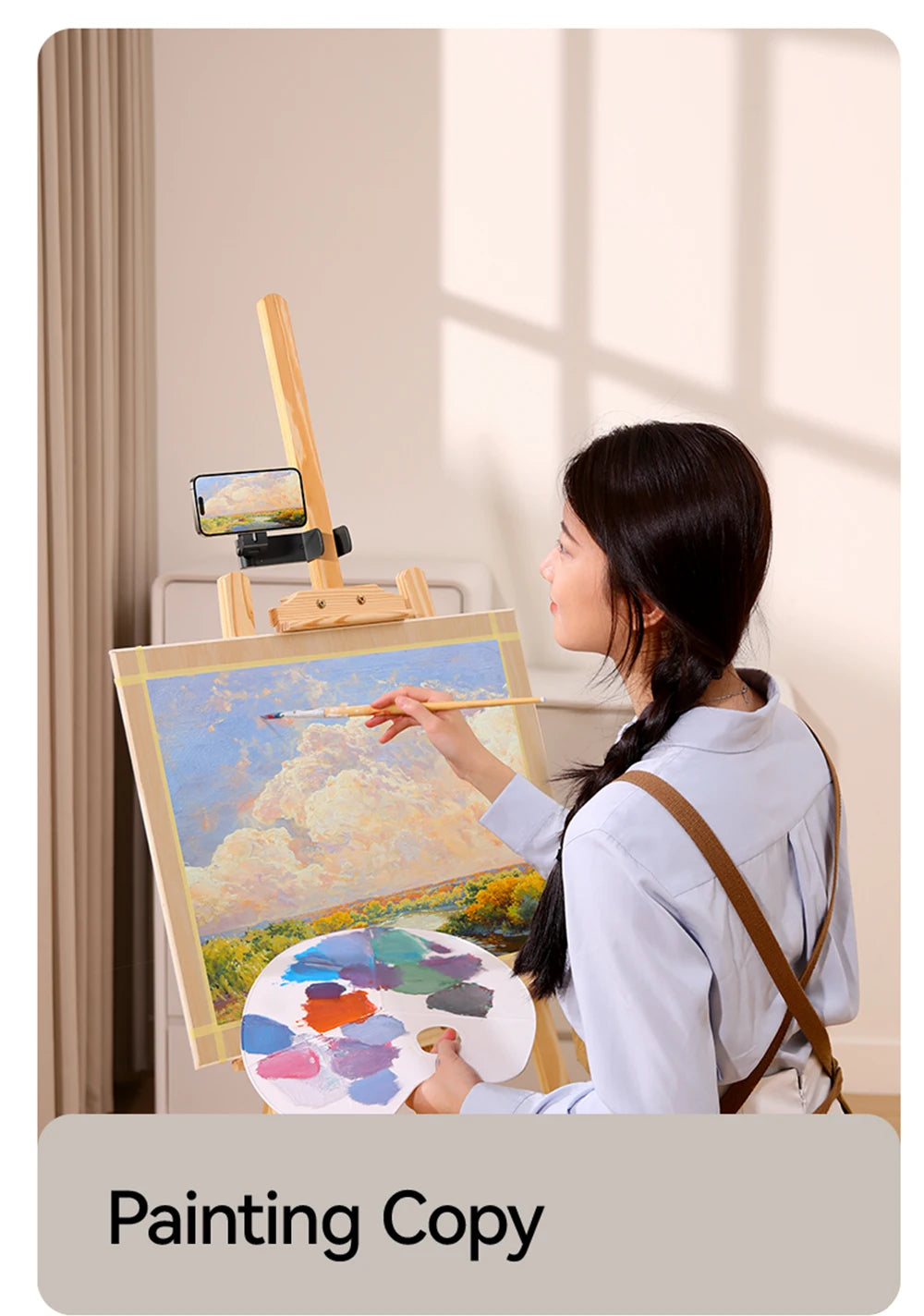 Joyroom Magnetischer Reise-Telefonhalter, Flugzeug-Telefonhalterung, Freisprecheinrichtung, flexible Rotation, Flugzeug-Telefonhalterung für iPhone